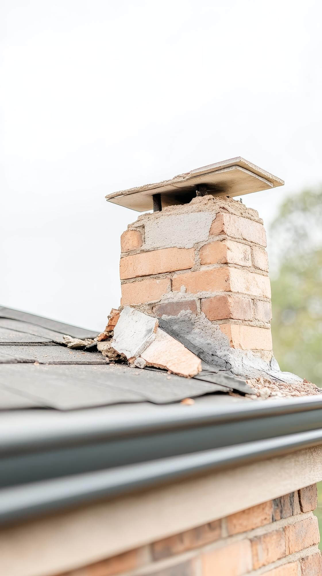 Chimney Cap Crack Repair in DMV